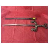 Miniature Orient Crusader Sword in Sheath