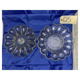 2 - Glass Deviled Egg Dishes