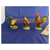 3 - Rooster Figures