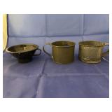 2 - Tin Mugs & Funnel
