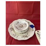 7 Pcs - Masons Wattecui Tea Plates & Platter