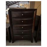 5-Drawer Wooden Chest of Drawers