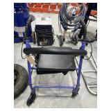 4-Wheeled Walker w/Brakes