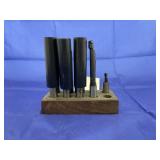 Boring Bar Set in Wooden Block