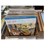 Box of Assorted Vinyl Record Albums