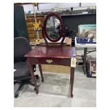 Vanity w/Mirror & Drawer 28"L x 16"W x 50"H