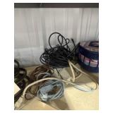 Pile of TV Cable - Elec - Ext Cords - Power Strips