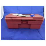 Plastic Tool Box w/Assorted Size Clamps