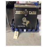 Crate w/50+ Vinyl Record Albums