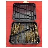 Tactix Case w/Gold Colored Drill Bits