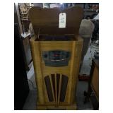 Crossley Record Player/Radio in Cabinet