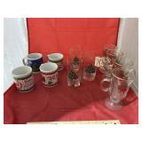 11 Pcs - Christmas Mugs & Assorted Tumblers