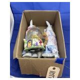Box of Easter Dï¿½cor - Musical Snow Globe