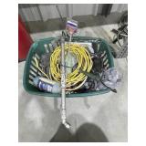 Laundry Basket w/Romex Wire - Pipe Wrap