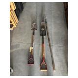 3 Pcs - Shovels - Hoe