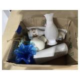 6 Assorted Vases & Ornament