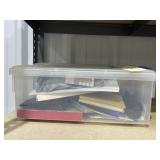 Plastic Keepsake Tote w/Masons Booklets