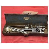 Metal Tool Case w/Sockets - Incomplete