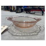 Pink Depression Glass Bowl