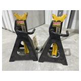 Pair Craftsman 3 Ton Floor Jack Stands