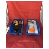 2 - Plastic Organizing Bins - Headlamps & More