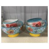4 Pcs - Pioneer Woman Cups & Bowls