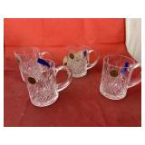 4 Pcs - Paul Sebastian Lead Crystal Glass Cups