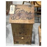 Wooden Potato Bin