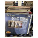 Crate w/50+ Vinyl Record Albums