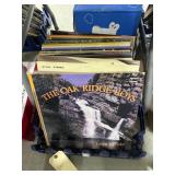 Crate w/50+ Vinyl Record Albums