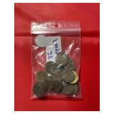 28 Indian Head Pennies - Rough Condition