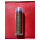 Roll of 50 Wheat Pennies
