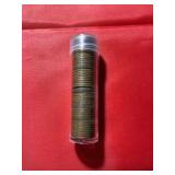 Roll of 50 Wheat Pennies