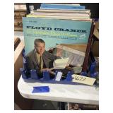 Crate w/50+ Vinyl Record Albums