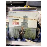 Crate w/50+ Vinyl Record Albums