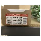 Box of White Woven Envelopes