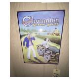 Champion Spark Plugs Metal Single Sided Sign