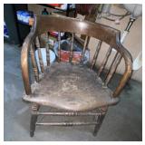 Vintage Wood Chair - was Judge Parker
