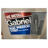 Gabriel Shock Absorbers Metal Single Sided Sign