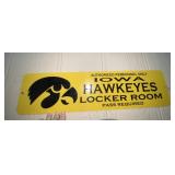 Iowa Hawkeyes Locker Room Porcelain Sign