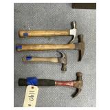 4 - Assorted Hammers