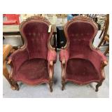 Pair Parlor Chairs