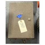 Small Metal Safe w/Key