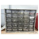 Plastic Organizer w/Nuts & Bolts