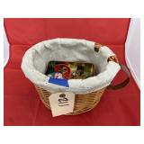 Basket w/Miniatures in Tin
