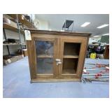 Wooden Cabinet 36"L x 13"W x 33"H - As Is