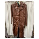Long Trench Coat Sz Unk
