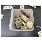 Plastic Container w/Deer Antler - Wood Pcs