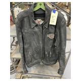Harley Davidson Leather Coat Sz Unk