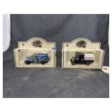 2 Pcs - Die Cast Metal Trucks in Boxes